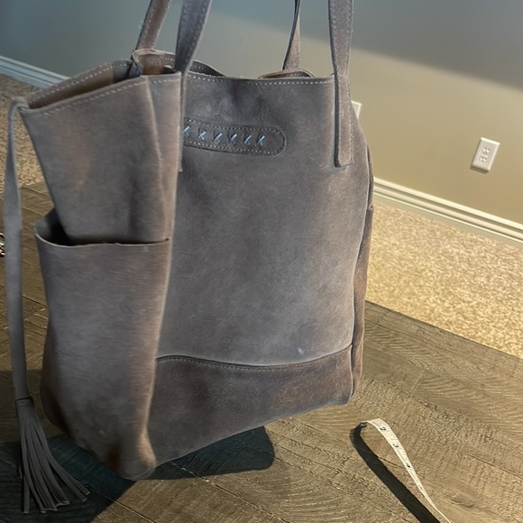 Sundance suede bag Italian leather - Picture 10 of 11